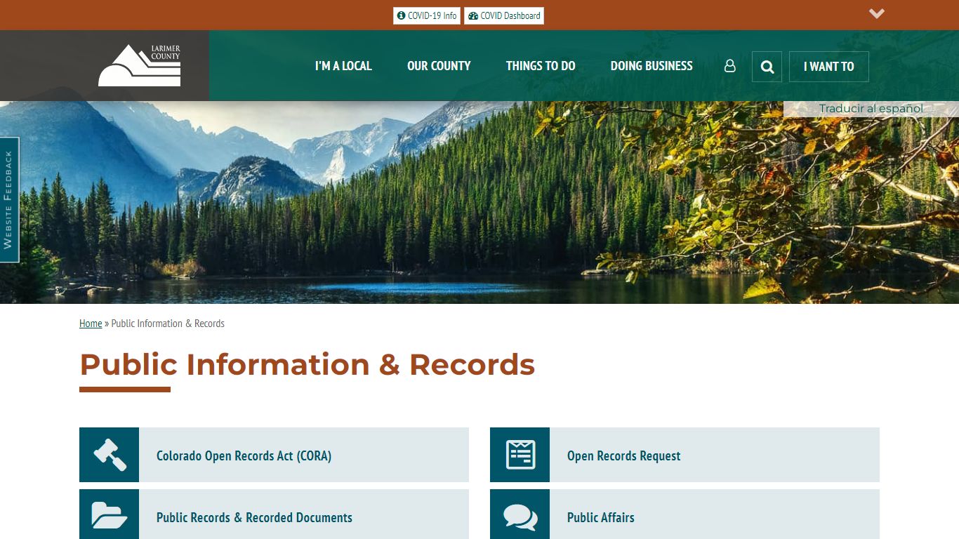 Public Information & Records | Larimer County